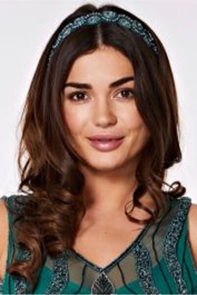 GATSBYLADY LONDON عصابة رأس إليزا فلابر باللون الأزرق المخضر