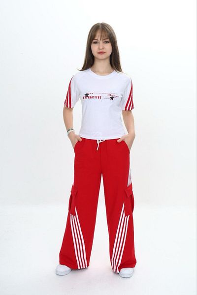 Dalikda Set de trening dublu pentru fetiță 100% bumbac