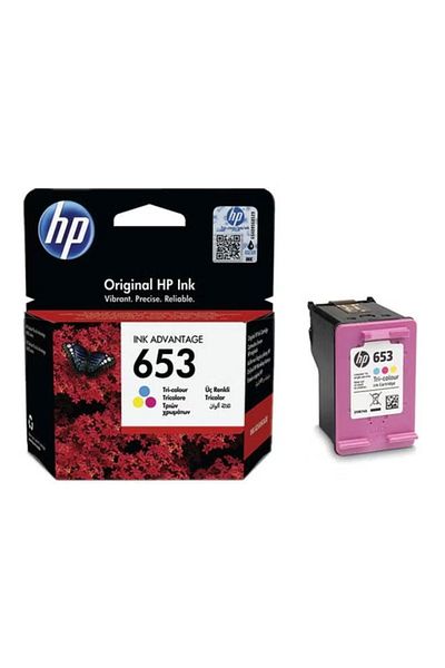 HP 653 Tri-Colour Original Ink Advantage Cartridge Multicolour