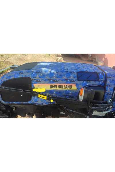 New Holland Newholland T 580 b faz 5 Uyumlu kaporta kılıfı Mavi depo kapağı yanda
