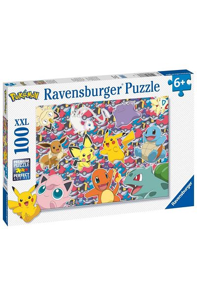 RAVENSBURGER - Pokemon puzzle ready to fight 100 pieces XXL