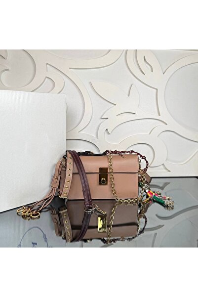 MOD10 Genuine Leather Chain Strap Shoulder and Crossbody Bag – 24X14 cm