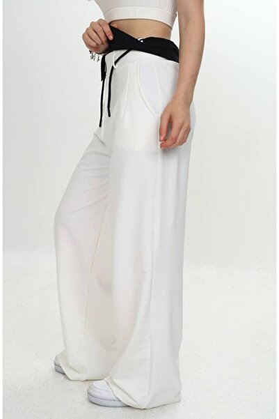 Asortix Κοριτσίστικο 2 νήματα γαρνιρισμένο 100% βαμβακερό αθλητικό παντελόνι-292