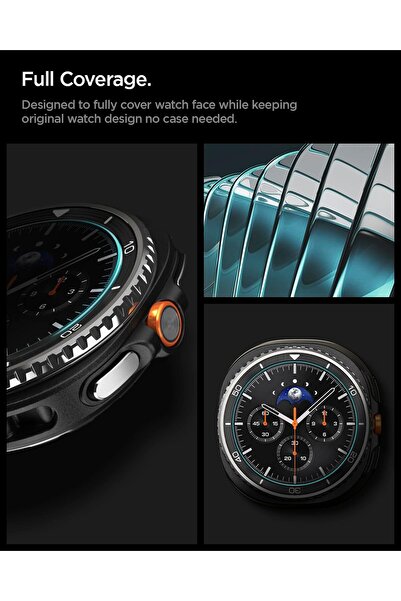 Spigen GLAStR EZ Fit for Galaxy Watch 8 Classic 46mm Screen Protector with Align install kit 2 Pack