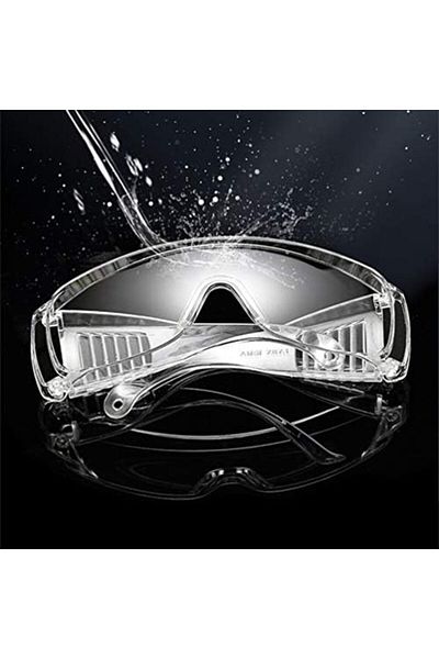 TOPBATHY 3pcs Safety Protective Glasses Anti-saliva Sneeze Spittle Splash Goggles Transparent Anti-f