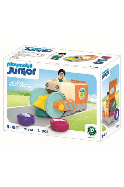 Playmobil - Junior development through play Garbage collection vehicle