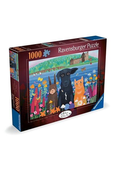 RAVENSBURGER - Animal puzzle at Eilean Donan Castle 1000 pieces