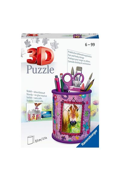RAVENSBURGER - 3D puzzle horse pen holder 54 pieces