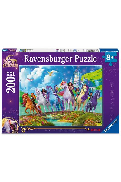 RAVENSBURGER - Puzzle Academia Unicornilor 200 piese XXL