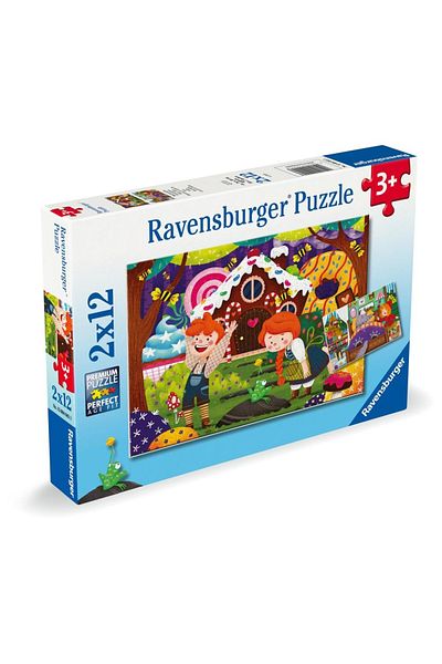 RAVENSBURGER - Fairy tale puzzle 2x12 pieces