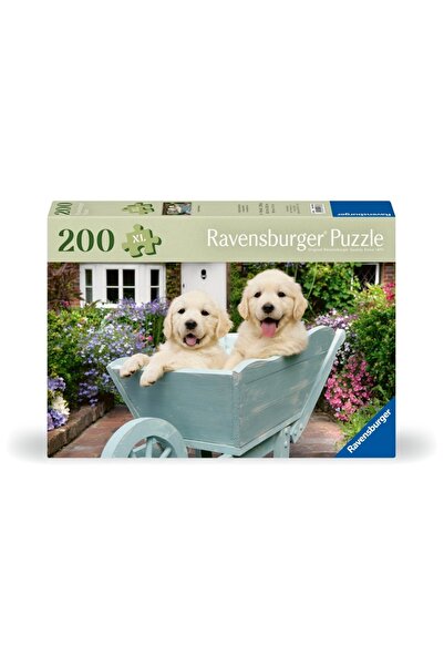 RAVENSBURGER - Puzzle pentru varstnici Golden Retriever, 200 piese mari XL