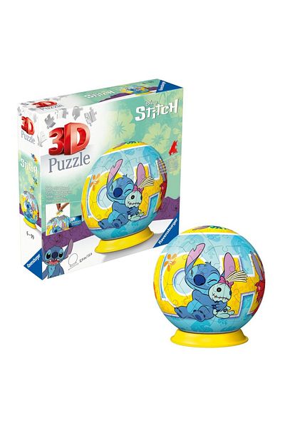 RAVENSBURGER - 3D ball puzzle Disney Stitch 72 pieces
