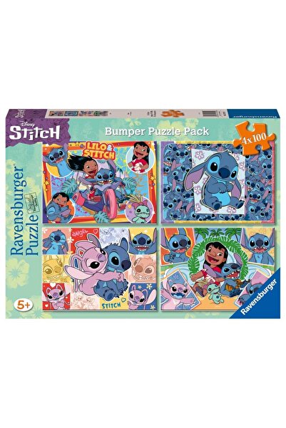 RAVENSBURGER - Puzzle Disney Stitch 4x100 piese