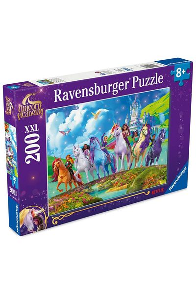 RAVENSBURGER - Puzzle Academia Unicornilor 200 piese XXL