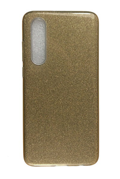 OEM Carcasă compatibilă cu Huawei P20, silicon cu sclipici, auriu