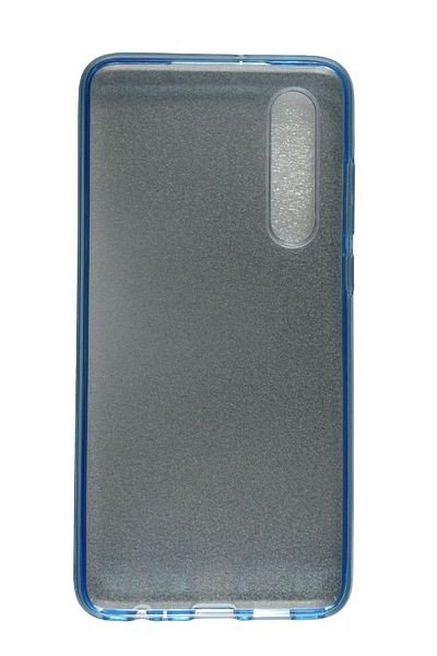 OEM Carcasă compatibilă cu Huawei P30, silicon cu sclipici, albastră