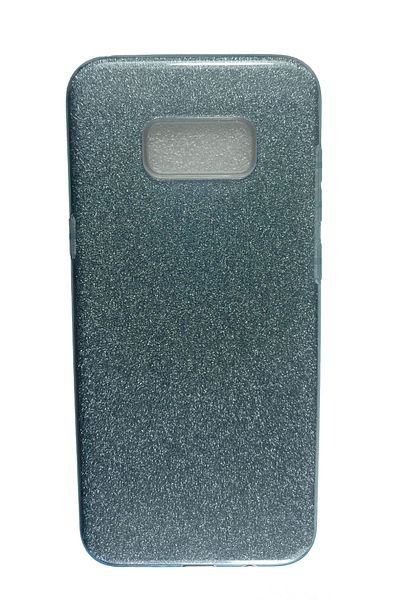 OEM Carcasă compatibilă cu Samsung Galaxy S8 Plus, silicon cu sclipici, albastră