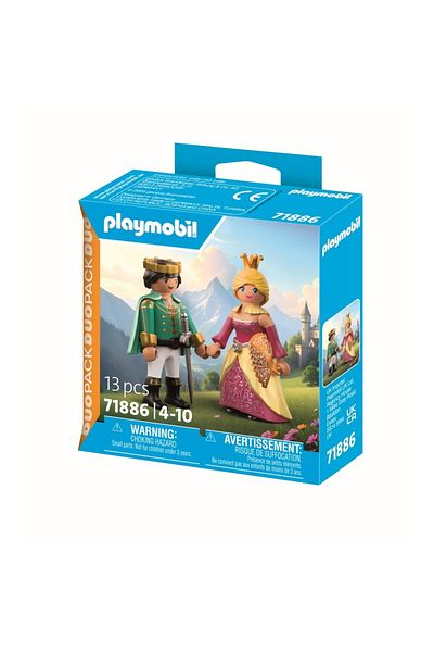 Playmobil - Set of 2 prince and princess figurines