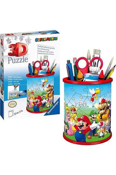 RAVENSBURGER - 3D puzzle pen holder Super Mario 54 pieces