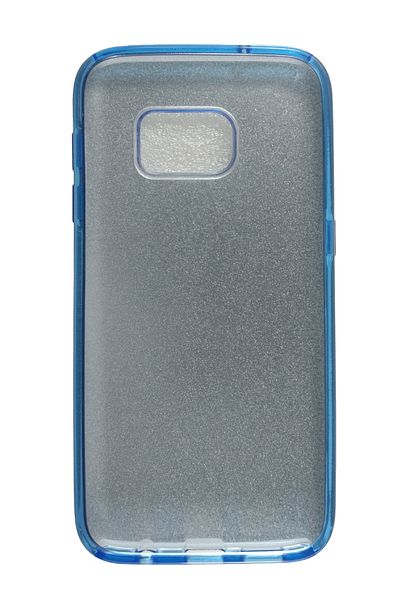 OEM Carcasă compatibilă cu Samsung Galaxy S7, silicon cu sclipici, albastră