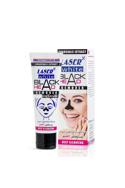 LASER WHITE Blackhead Remover with Charcoal Extract – 50ml
