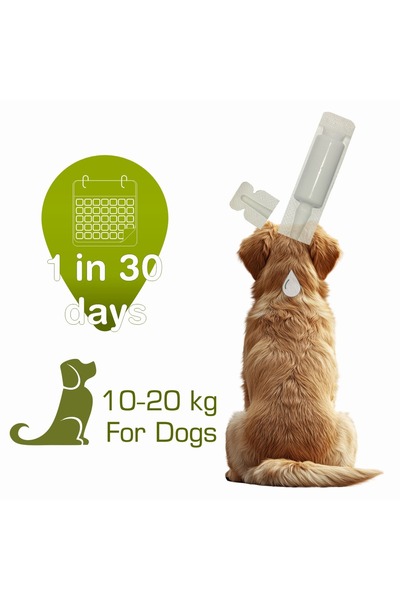 Köpek Damla 3ml 10-20kg | Palmorasa Yağı | Pire Kene Bit Tahriş Bakım