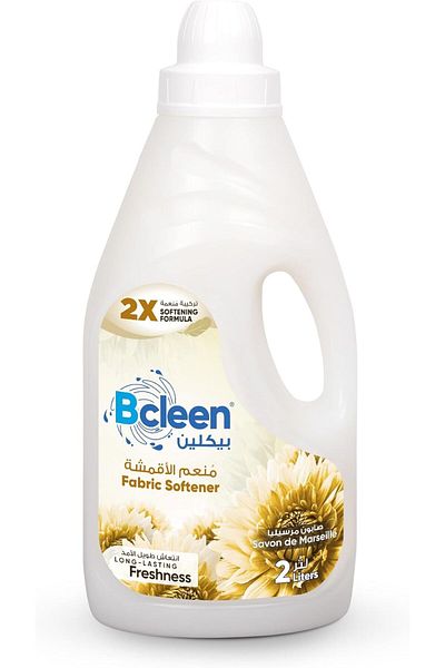 Bcleen منعم الأقمشة بتركيبة تنعيم مضاعفة - برائحة صابون مارسيليا، انتعاش يدوم طويلاً