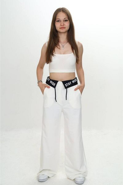 Pantulux Pantaloni de sport pentru fete, 2 fire, 100% bumbac