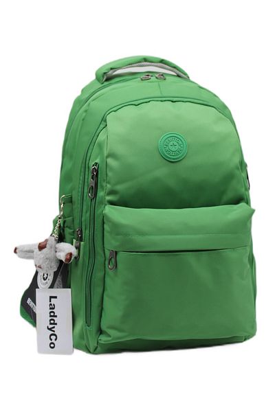 LaddyCo Modern Daily School Backpack Water Resistant Unisex School Bag 2500 Green