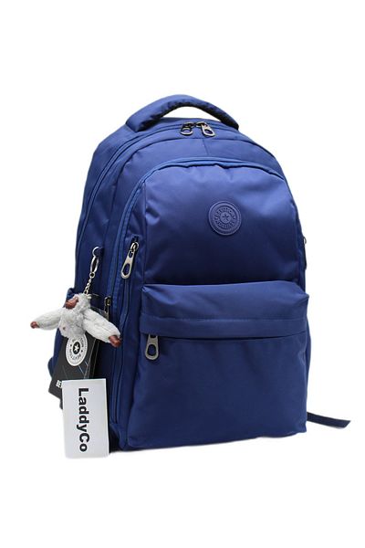LaddyCo Modern Daily School Backpack Water Resistant Unisex School Bag 2500 Blue