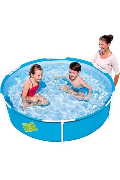 BESTWAY حوض سباحة دائري للأطفال فوق الأرض، حوض سباحة صغير للأطفال 152×38 سم