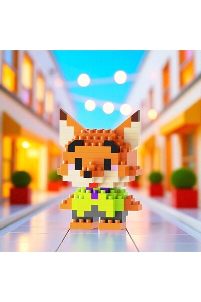 Bricks | Pinkyday | Disney Zootopia - Sürpriz Hediyeli 3D Yapboz Mini Blok Seti – Sunster Company™ (147Pcs)