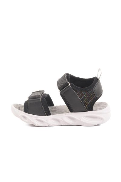WALKWAY Ba & Ba 018127 P Sandale pentru copii negru-gri