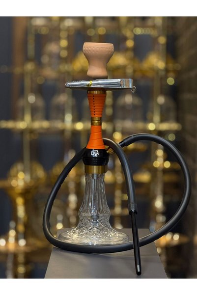 DR KARAM HOOKAH Paslanmaz Çelik Turuncu Nargile