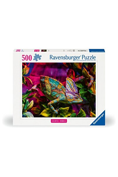 RAVENSBURGER - Puzzle animale colorate cameleon 500 piese