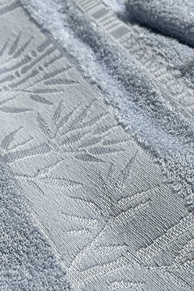 Çeyiz Diyarı Σετ οικογενειακής ρόμπας Diamond Bamboo 10 τεμαχίων Κρεμ μπλε