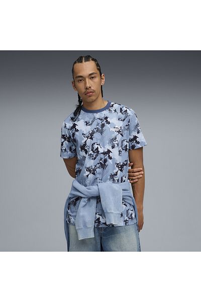 Puma Ανδρικό μπλουζάκι καμουφλάζ Essentials
