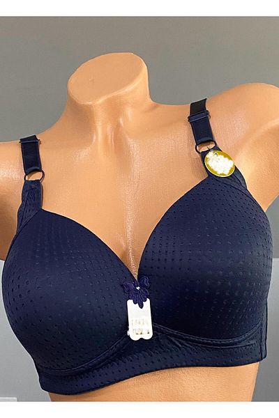 Pardon Perfore Patterned Wireless Fixed Strap Bra 802