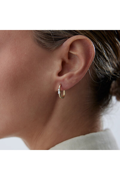 Cherry by Özkonak Oblong Point Ataç Küpe