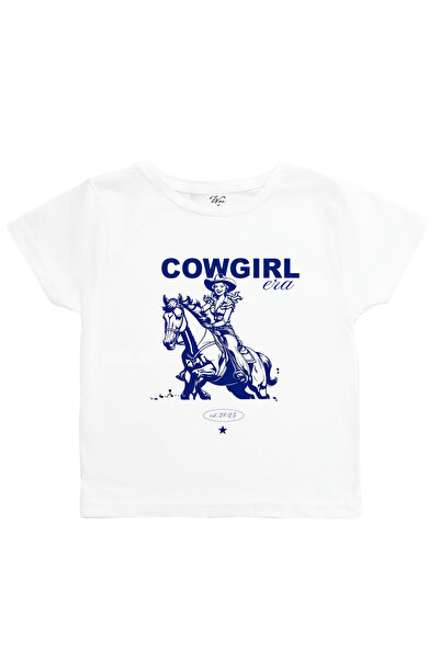 StartMore Women's Cowgirl Cowboy Printed Baby Tee Crop