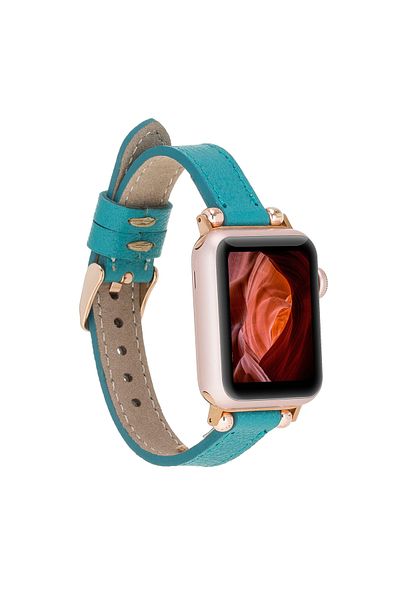 PLM Apple Watch Compatible Leather Cord 38-40-41mm Ferro Cp05