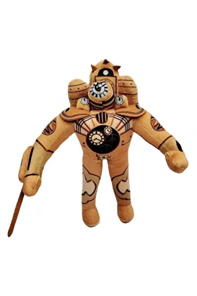 OEM Jucărie de pluș, Toaletă Skibidi, Galben, 30 cm