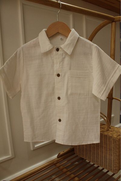 Lolidenss White Muslin Shirt