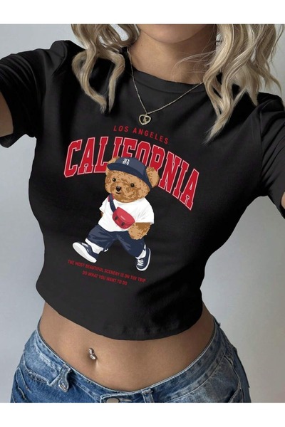 StartMore تي شيرت كاليفورنيا كول تيدي بير بيبي للسيدات