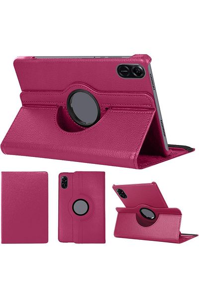 TEKNETSTORE Xiaomi Redmi Pad 2 11 Inch Compatible 360 °   Pu Leather Tablet Cover Case with Rotatable Sleep Mode Stand