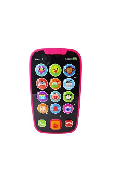 Hola Jucărie interactivă, Primul meu smartphone, Hola, Roz, 12 cm, 12 luni+