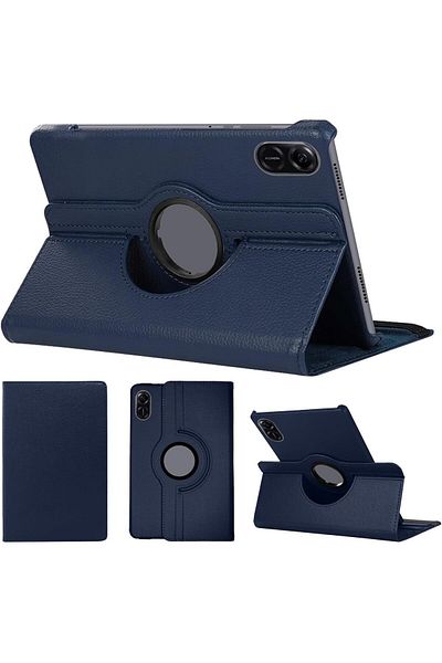 TEKNETSTORE Xiaomi Redmi Pad 2 11 Inch Compatible 360 °   Pu Leather Tablet Cover Case with Rotatable Sleep Mode Stand