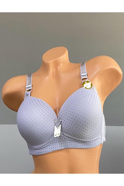 Pardon Perfore Patterned Wireless Fixed Strap Bra 802