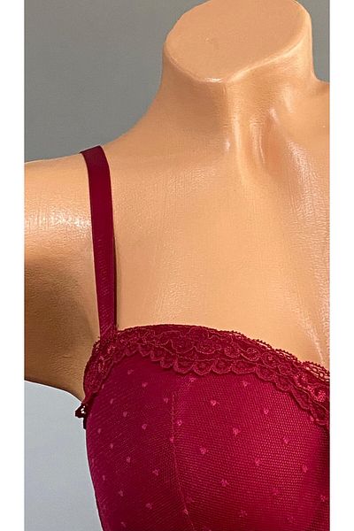 Pardon Bra with Balens and Embroidered Strapless 472