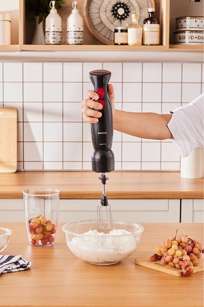 Karaca Pro Multimax 6 in 1 - Food Processor and Blender Set, Black